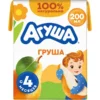Сок детский АГУША Груша осветленный, с 4 месяцев, 200мл
