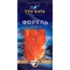 Форель Радужная холодного копчения ТРИ КИТА ломтики, 100г