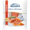 Форель слабосоленая замороженная AGAMA филе-кусок с кожей, 200г