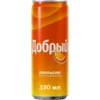 d80912de-9156-4f32-be10-3a7bdafdefe9 НАПИТОК БЕЗАЛКОГОЛЬНЫЙ СИЛЬНОГАЗИРОВАННЫЙ «АПЕЛЬСИН С ВИТАМИНОМ С» ДОБРЫЙ, 0,33Л