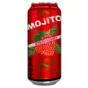 НАПИТОК БЕЗАЛКОГОЛЬНЫЙ ГАЗИРОВАННЫЙ «VAST» MOJITO STRAWBERRY («ВАСТ» МОХИТО КЛУБНИЧНЫЙ), 450МЛ