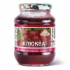 ЯГОДА ЗАВЕТНЫЙ ПОГРЕБОК КЛЮКВА ПРОТЕРТАЯ С САХАРОМ, 550Г