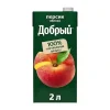 fbd6054b7248b968f90b2cf1eb984bfd НАПИТОК СОКОСОДЕРЖАЩИЙ ДОБРЫЙ ЯБЛОКО, ПЕРСИК, 2L