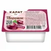 4600493964542 ПРОДУКТ ТВОРОЖНЫЙ КАРАТ ФРУКТОВЫЙ С НАПОЛНИТЕЛЕМ ВИШНЯ 9%, 100Г