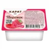4600493964580 ТВОРОЖОК КАРАТ ФРУКТОВЫЙ С МАЛИНОЙ 9%, 100Г