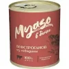 БЕФСТРОГАНОВ MYASO В БАНКЕ ИЗ ГОВЯДИНЫ В СМЕТАННОМ СОУСЕ, 338Г