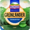 4607004893360 СЫР ПОЛУТВЕРДЫЙ HOCHLAND GRUNLANDER ТИЛЬЗИТЕР 45%, БЕЗ ЗМЖ, 400Г