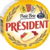СЫР МЯГКИЙ С БЕЛОЙ ПЛЕСЕНЬЮ «PETIT BRIE» PRESIDENT 60%, 125Г