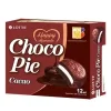 4607176440645 ПИРОЖНОЕ LOTTE CHOCO PIE CACAO БИСКВИТНОЕ В ШОКОЛАДНОЙ ГЛАЗУРИ, 336Г