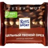 ШОКОЛАД МОЛОЧНЫЙ RITTER SPORT ЦЕЛЬНЫЙ ЛЕСНОЙ ОРЕХ, 100Г