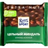 ШОКОЛАД МОЛОЧНЫЙ RITTER SPORT ЦЕЛЬНЫЙ МИНДАЛЬ, 100Г