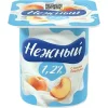 ПРОДУКТ ЙОГУРТНЫЙ ERMANN НЕЖНЫЙ С СОКОМ ПЕРСИКА 1,2%, БЕЗ ЗМЖ, 100Г