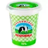 Продукт молокосодержащий АЛЬПИЙСКАЯ КОРОВКА произведенный по технологии сметаны 15%, с змж, 400г