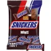 4607065000073 КОНФЕТЫ SNICKERS MINIS С АРАХИСОМ, КАРАМЕЛЬЮ И НУГОЙ, 180Г