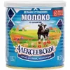 МОЛОКО СГУЩЕННОЕ АЛЕКСЕЕВСКОЕ ЦЕЛЬНОЕ С САХАРОМ 8,5%, БЕЗ ЗМЖ ГОСТ, 360Г