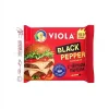 СЫР ПЛАВЛЕНЫЙ VIOLA BLACK PEPPER С ЧЁРНЫМ ПЕРЦЕМ В ЛОМТИКАХ, 140 Г
