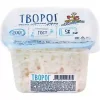 Творог КУБАНСКИЙ МОЛОЧНИК 5%, без змж, 200г