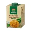 4640017350598 СЫВОРОТОЧНЫЙ НАПИТОК СЕЛО ЗЕЛЕНОЕ АНАНАС, 500 МЛ