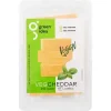 Продукт пищевой на основе крахмала GREEN IDEA со вкусом сыра Чеддар 24%, нарезка, 150г
