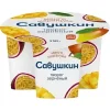 ТВОРОГ ЗЕРНЕНЫЙ САВУШКИН 101 ЗЕРНО+СЛИВКИ МАНГО, МАРАКУЙЯ 5%, БЕЗ ЗМЖ, 130Г