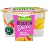 СЫР МЯГКИЙ BONFESTO RICOTTA DOLCE МАНГО, МАРАКУЙЯ, ЛЕГКАЯ 40%, БЕЗ ЗМЖ, 125Г