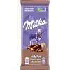 7622202048654 Шоколад молочный MILKA Bubbles Пористый с начинкой со вкусом капучино, 87г