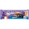 7622202254666 Шоколад молочный MILKA Мммах с начинкой со вкусом ванили и кусочками печенья Орео, 253г