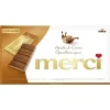 ШОКОЛАД MERCI МОЛОЧНЫЙ С НЕЖНОЙ ОРЕХОВО-КРЕМОВОЙ НАЧИНКОЙ, 112Г