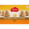 КОНФЕТЫ ШОКОЛАДНЫЕ РОССИЯ ЩЕДРАЯ ДУША РОДНЫЕ ПРОСТОРЫ С ВАФЕЛЬНОЙ КРОШКОЙ, 125Г