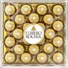 8000500009673 КОНФЕТЫ FERRERO ROCHER ИЗ МОЛОЧНОГО ШОКОЛАДА С КРЕМОВОЙ НАЧИНКОЙ, 300Г