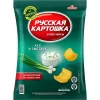 4602041005547 ЧИПСЫ КАРТОФЕЛЬНЫЕ РУССКАЯ КАРТОШКА СО ВКУСОМ ЛУКА И СМЕТАНЫ, 20Г