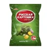 4602041014228 Чипсы картофельные РУССКАЯ КАРТОШКА со вкусом малосольных огурцов, 105г