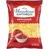 4602112215615 Чипсы картофельные МОСКОВСКИЙ КАРТОФЕЛЬ хрустящие рифленые со вкусом томатного кетчупа, 130г