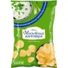 Чипсы МОСКОВСКИЙ КАРТОФЕЛЬ со вкусом лука и сметаны, 200г