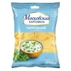 4602112516125 Чипсы МОСКОВСКИЙ КАРТОФЕЛЬ рифленые со вкусом сметаны и зелени, 60г