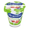 ЙОГУРТ НЕЖНЫЙ ЛЕГКИЙ С СОКОМ КЛУБНИКИ 0,1%, БЕЗ ЗМЖ, 320Г