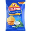 4607003126285 Чипсы кукурузные MISSION Нежная сметана с луком, 150г