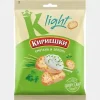 СУХАРИКИ КИРИЕШКИ LIGHT СО ВКУСОМ СМЕТАНЫ И ЗЕЛЕНИ, 80Г