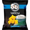 ЧИПСЫ ПШЕНИЧНЫЕ 5D СО ВКУСОМ СМЕТАНЫ И ЛУКА, 200Г