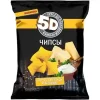ЧИПСЫ ПШЕНИЧНЫЕ 5D СЫР СО СМЕТАНОЙ И ЗЕЛЕНЬЮ, 45Г