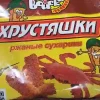 СУХАРИКИ РЖАНЫЕ ХРУСТЯШКИ СО ВКУСОМ КРАБА, 50Г