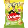 ЧИПСЫ КУКУРУЗНЫЕ DELUNA РАКУШКИ, СО ВКУСОМ СМЕТАНЫ И ЛУКА, 85Г