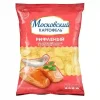 Чипсы картофельные МОСКОВСКИЙ КАРТОФЕЛЬ Рифленые хрустящие со вкусом нежного лосося в сливках, 70г