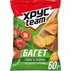 СУХАРИКИ ХРУСTEAM БАГЕТ ТОМАТ И ЗЕЛЕНЬ, 60Г