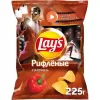 4690388105907 ЧИПСЫ КАРТОФЕЛЬНЫЕ LAY'S РИФЛЕНЫЕ СО ВКУСОМ ПАПРИКИ, 225Г