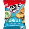 4690388110130 СУХАРИКИ ВОЗДУШНЫЕ ХРУСTEAM БАГЕТ СМЕТАНА-ЗЕЛЕНЬ, 100Г