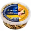 4606068244620 Мидии копченые ЛЕНТА в масле с чесноком и зеленью, 380г